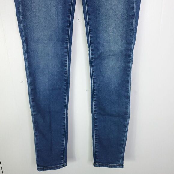 J Crew Jeans Womens 24 High Rise Skinny Medium Wash Ankle Stretch Modest Office - Picture 3 of 10